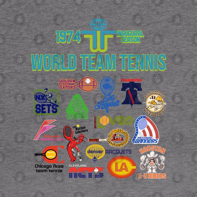 1974 Inaugural Season Defunct Team Tennis by darklordpug